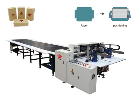 Podwójna maszyna do automatycznego klejenia do produkcji twardej okładki lub pudełka